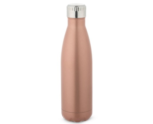 Garrafa térmica em aço inox de parede dupla isolada a vácuo (500 mL) promocional