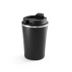 Copo de viagem térmico em aço inox e PP, de parede dupla isolada a vácuo (470 mL) brinde