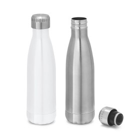 Garrafa térmica para sublimação em aço inox, de parede dupla isolada a vácuo (510 mL) corporativo