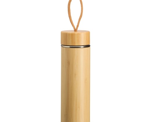 Garrafa térmica bambu 400ml para brinde