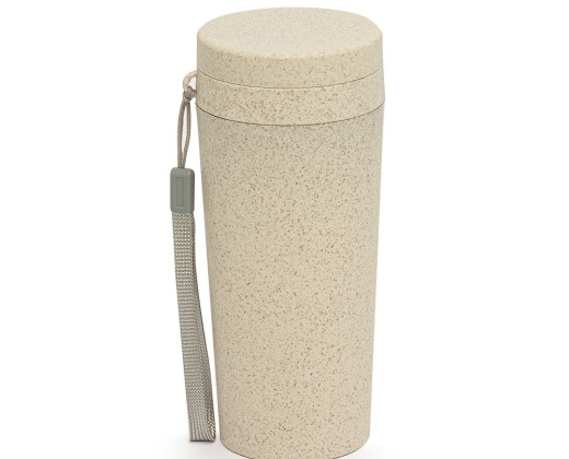Copo fibra de bambu 350ml com logotipo