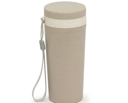 Copo fibra de bambu 350ml com logotipo