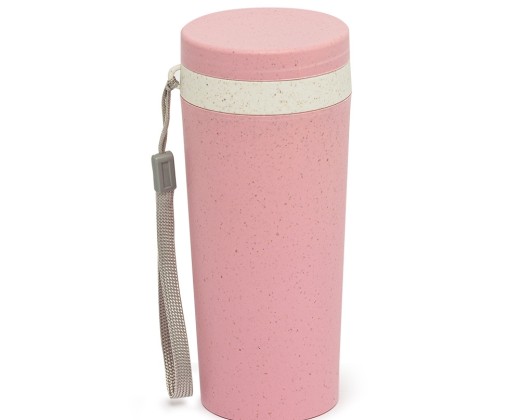 Copo fibra de bambu 350ml com logotipo