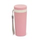 Copo fibra de bambu 350ml com logotipo