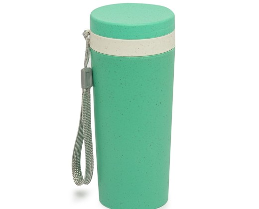 Copo fibra de bambu 350ml com logotipo