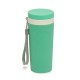 Copo fibra de bambu 350ml com logotipo