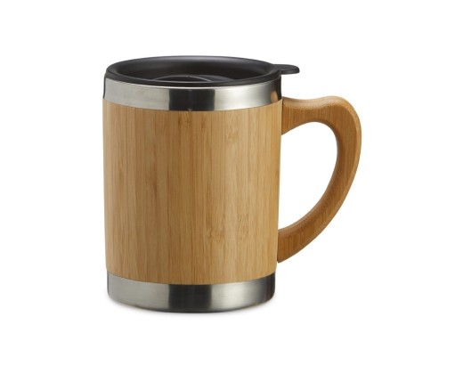Caneca de bambu 300ml para empresas