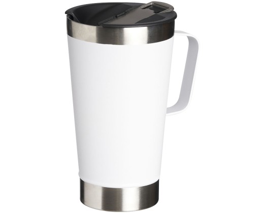 Caneca térmica 500ml *lisa com abridor para empresas