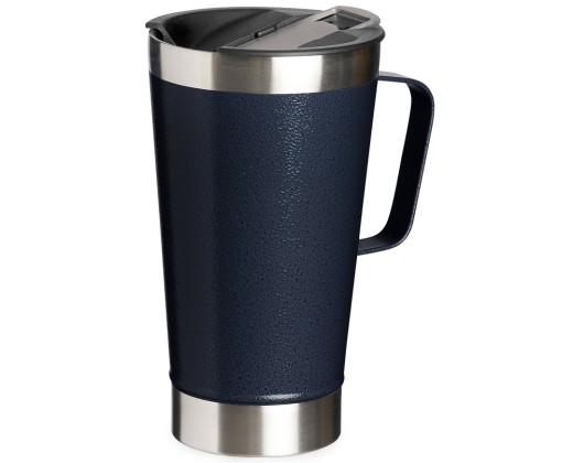 Caneca térmica 500ml *textura com abridor com logotipo