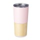 Copo térmico bambu 600ml personalizado