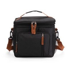 Bolsa térmica dupla expansível 15l promocional