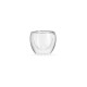 Copo vidro parede dupla 80ml promocional