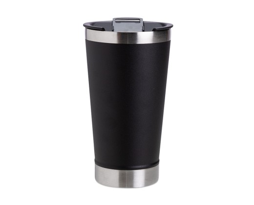 Copo inox 500ml com abridor para empresas