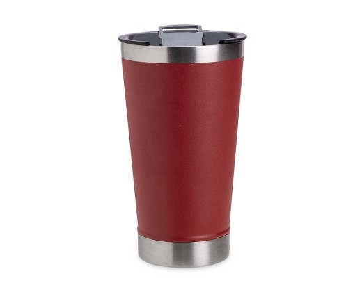 Copo inox 500ml com abridor para empresas