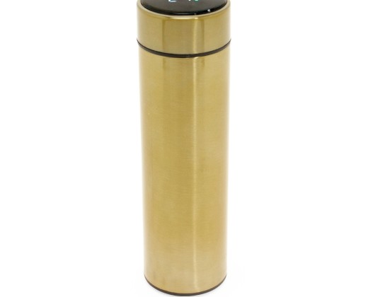 Garrafa térmica 400ml com termômetro personalizado