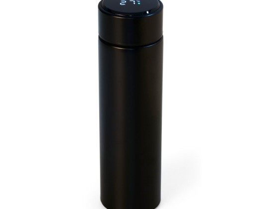 Garrafa térmica 400ml com termômetro personalizado