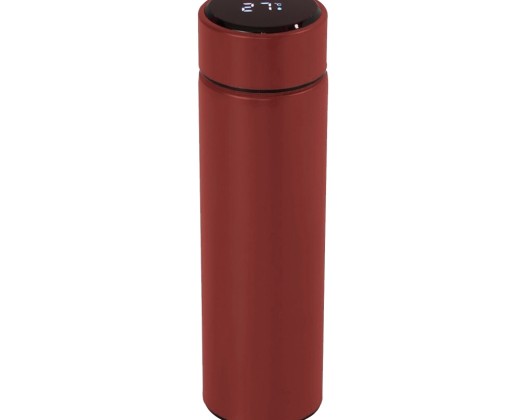 Garrafa térmica 400ml com termômetro personalizado