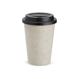 Copo fibra de arroz com tampa 450ml para empresas
