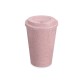 Copo fibra de arroz com tampa 400ml com logotipo