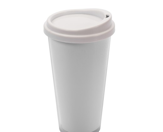 Copo plástico duplo 400ml para empresas