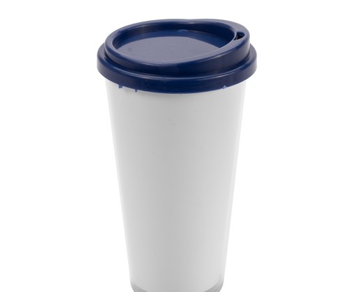 Copo plástico duplo 400ml para empresas