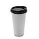 Copo plástico duplo 400ml para empresas