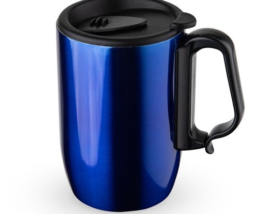 Caneca inox parede dupla 350ml com logotipo