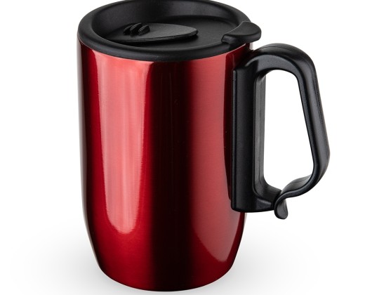 Caneca inox parede dupla 350ml com logotipo