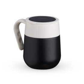 Caneca térmica inox 500ml com display led com logotipo