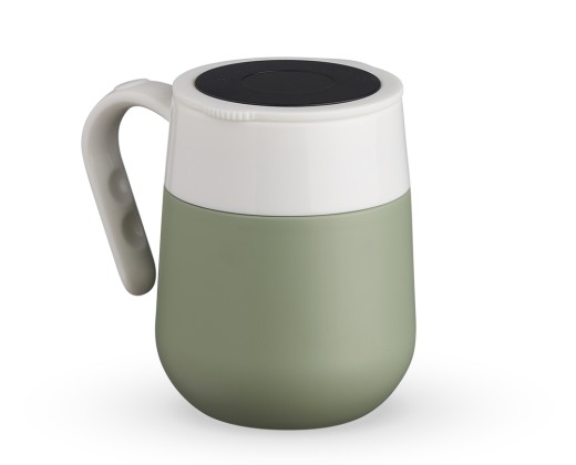 Caneca térmica inox 500ml com display led com logotipo