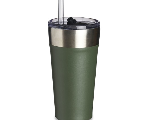 Copo térmico com canudo 500ml personalizado