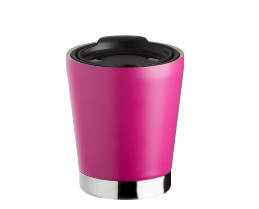 Copo inox parede dupla 300ml com logotipo