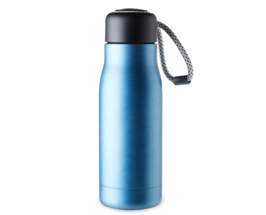 Garrafa térmica com cordão 420ml para empresas
