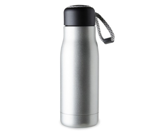 Garrafa térmica com cordão 420ml para empresas