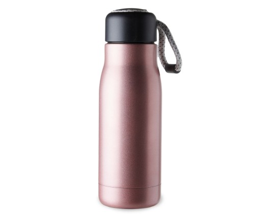 Garrafa térmica com cordão 420ml para empresas