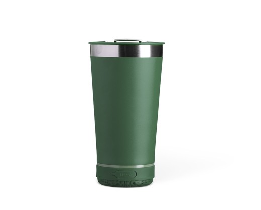 Copo térmico 400ml com caixa de som com logotipo