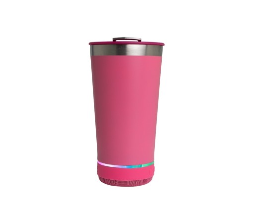 Copo térmico 400ml com caixa de som promocional
