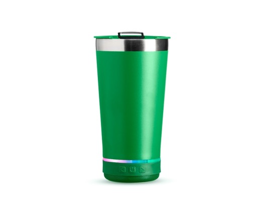 Copo térmico 400ml com caixa de som promocional