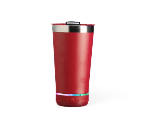 Copo térmico 400ml com caixa de som promocional