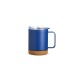 Caneca térmica com cortiça de 400ml personalizado