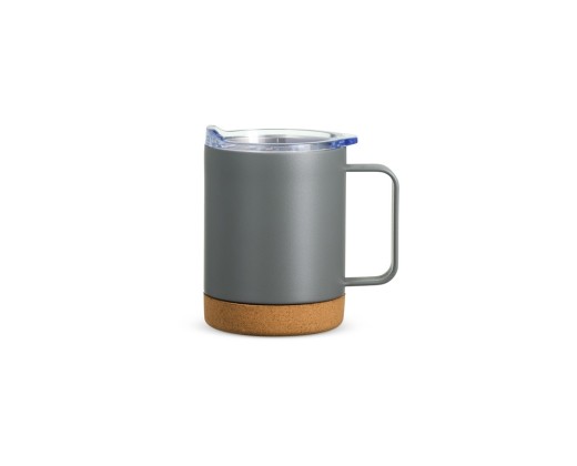 Caneca térmica com cortiça de 400ml personalizado