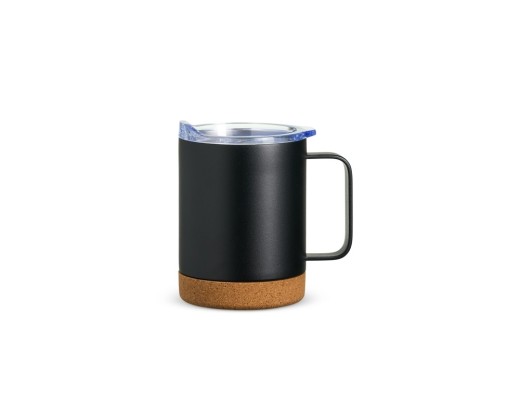 Caneca térmica com cortiça de 400ml personalizado