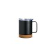 Caneca térmica com cortiça de 400ml personalizado