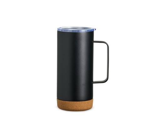 Caneca térmica com cortiça de 500ml para empresas