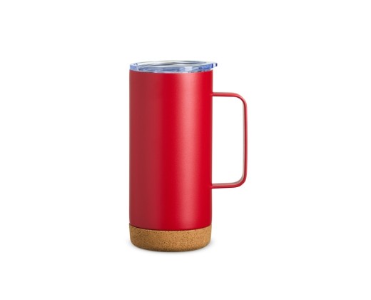Caneca térmica com cortiça de 500ml para empresas