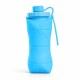 Garrafa dobrável silicone 600ml com logotipo